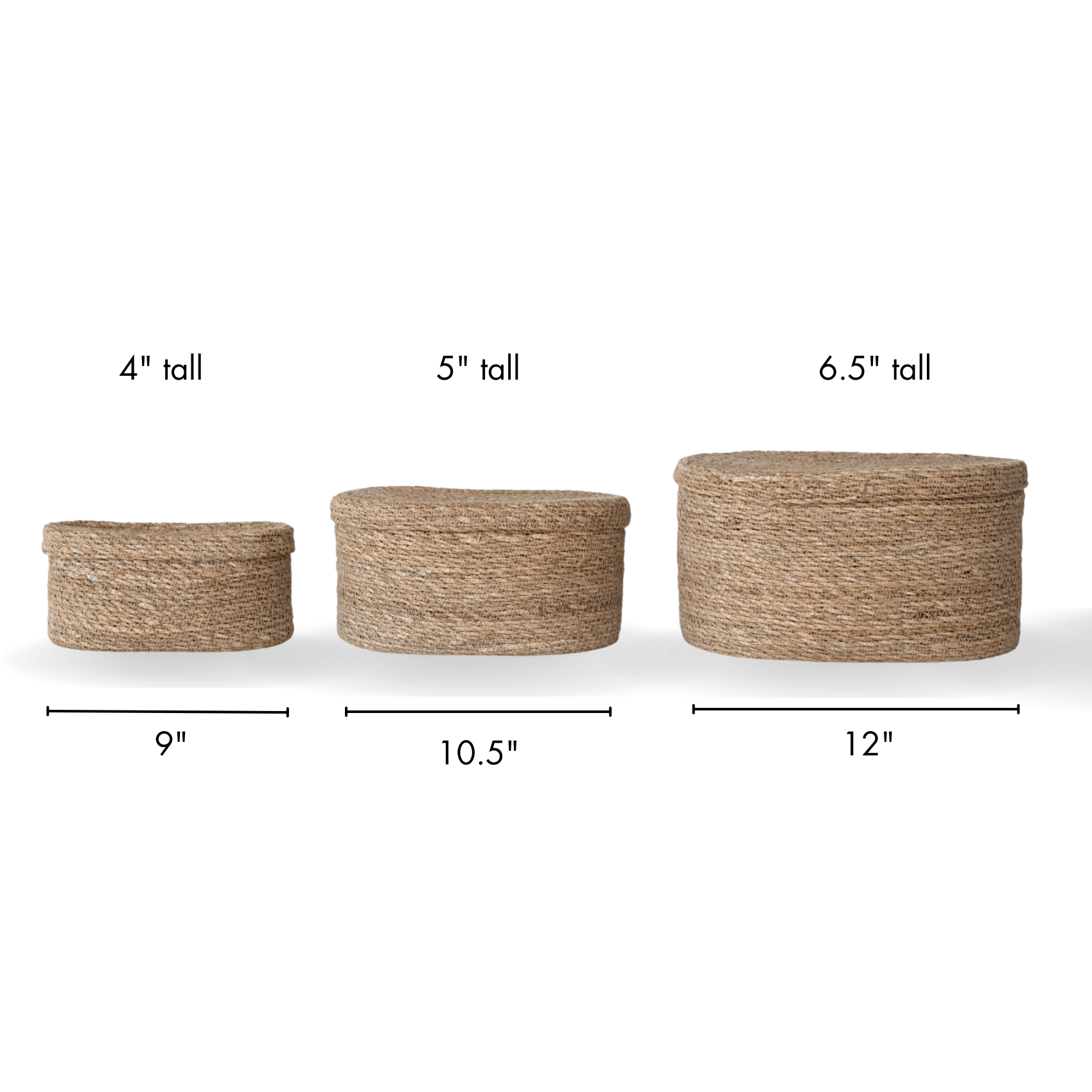 small oval nesting baskets