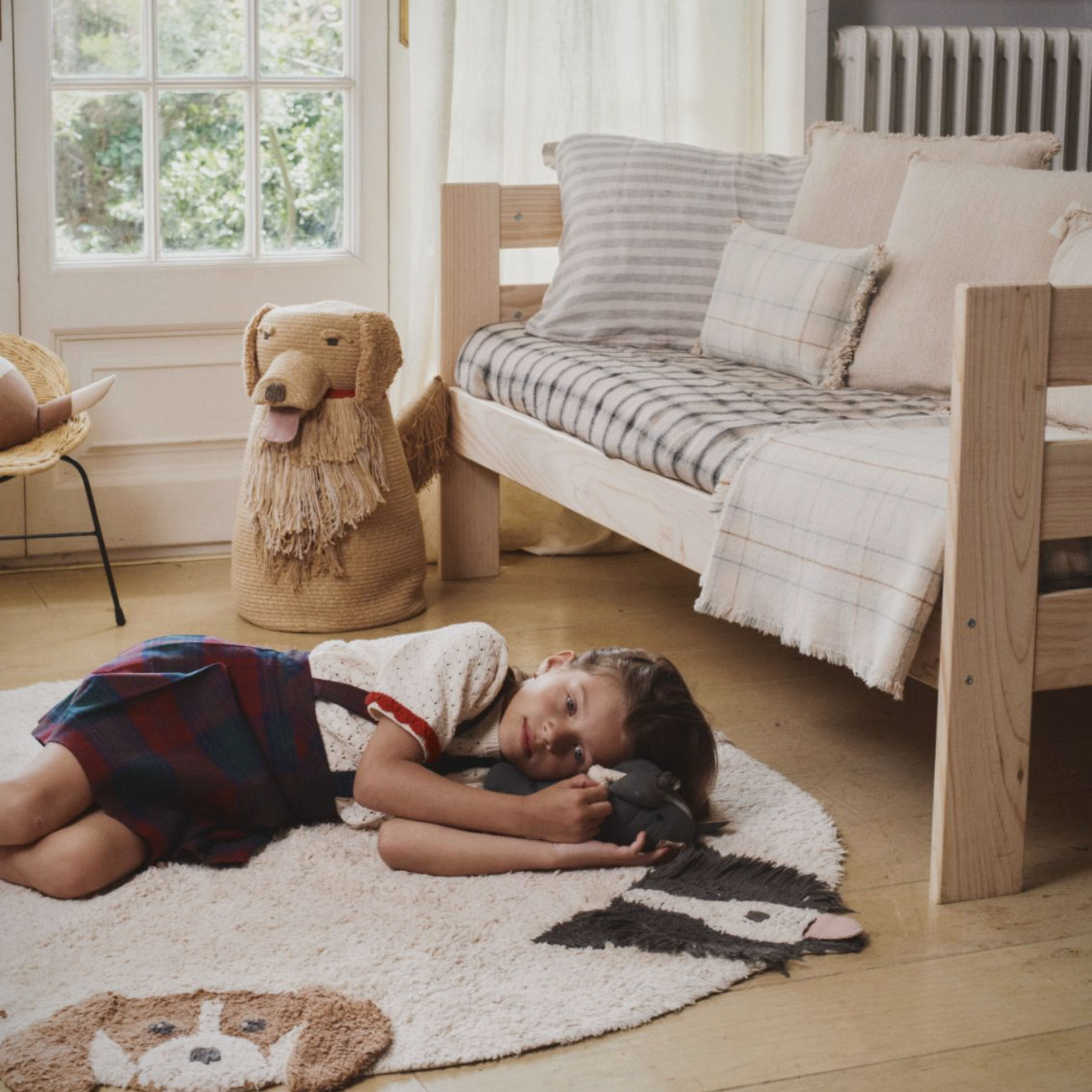 dog shaped basket for kids