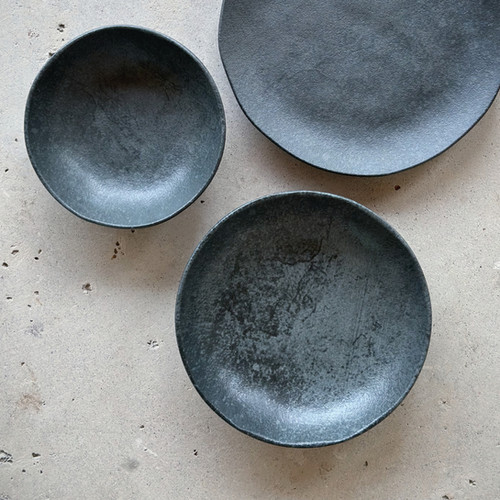 Metallic Stoneware Dishes | Modern Dinnerware Collection