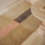 natural dye wool bathmat