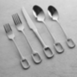 equestrian inspired flatware