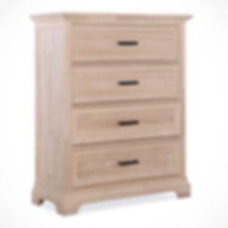 MDF free solid wood dresser