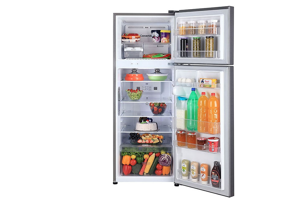 Thumbnail: LG 284L (GL-T302RDSX) Convertible Frost Free Refrigerator 3 Star