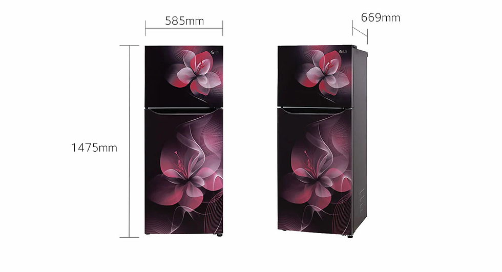 Thumbnail: LG 260L (GL-S292DPDY) Convertible Frost Free Refrigerator Inverter 2 Star