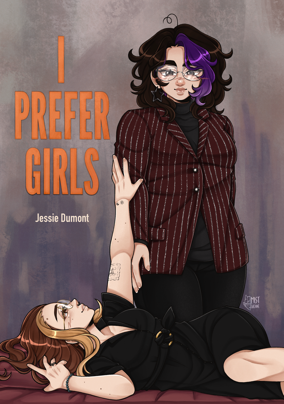 Ilustración personal "Trend I prefer girls"