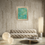 Sīktēls: Abstract interior print on canvas