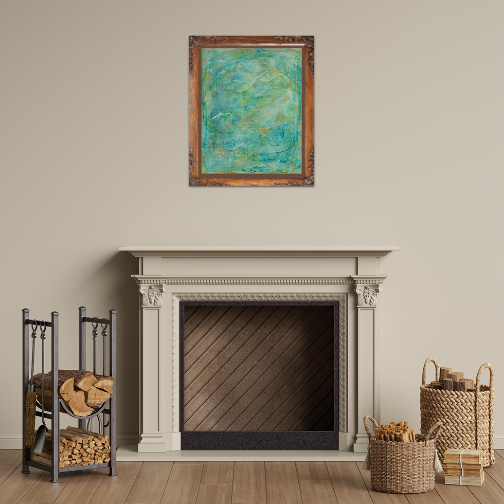 Sīktēls: Sea Dance fine art canvas print