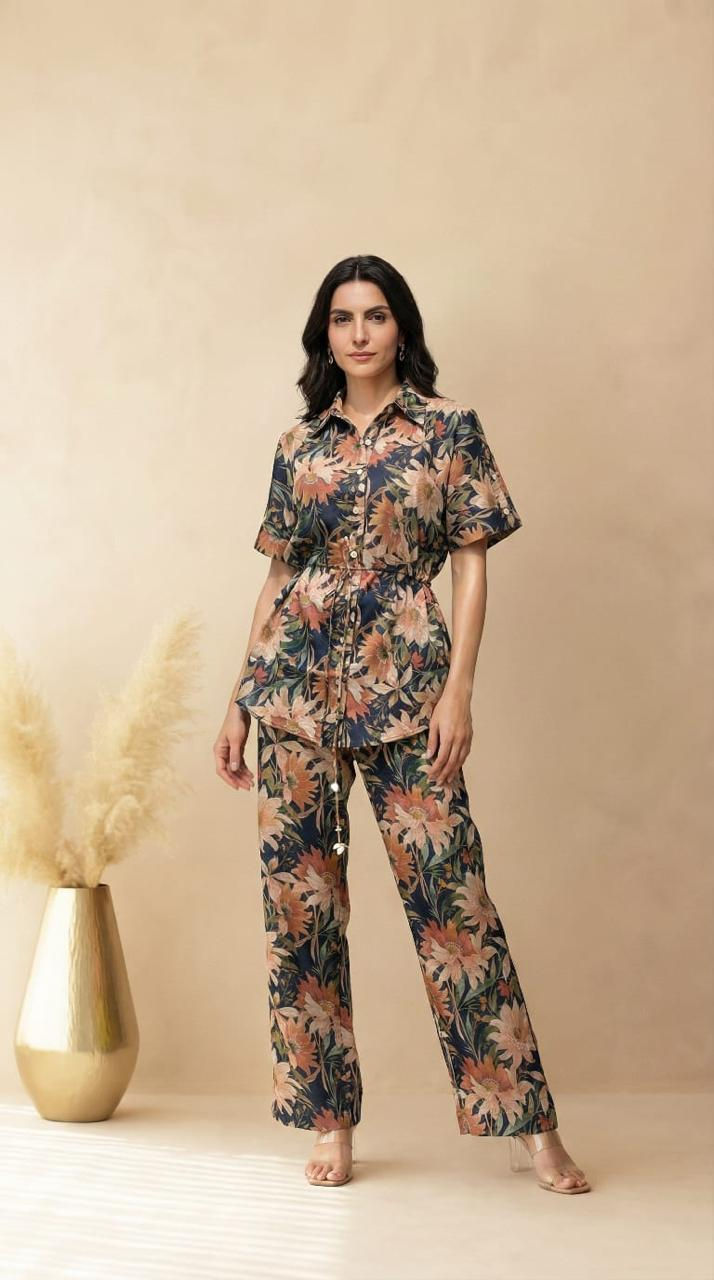 Floral Eclipse Co-ord Set