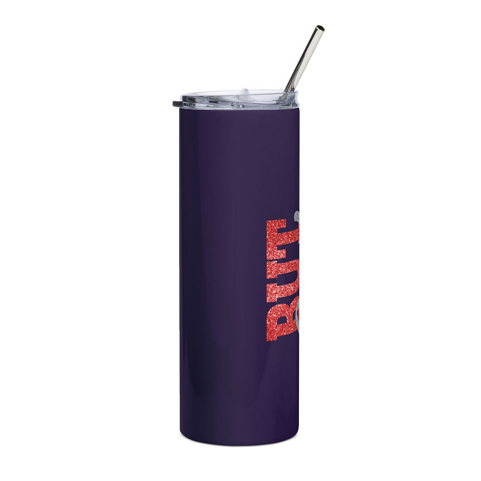 Thumbnail: But God Stainless steel tumbler