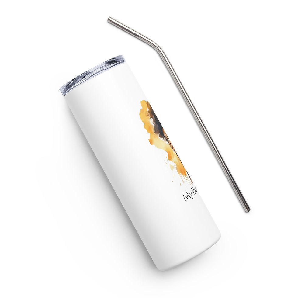 Thumbnail: My Beauty is Bold Stainless steel tumbler