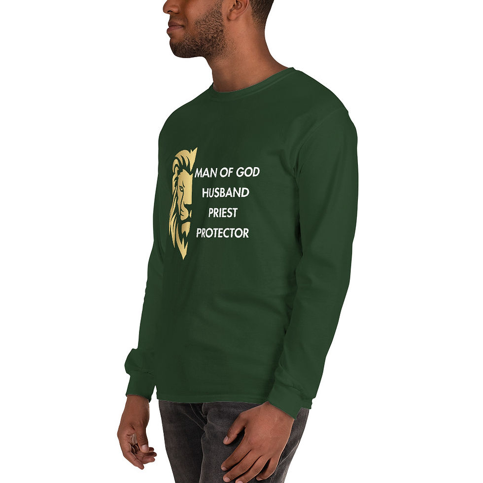 Thumbnail: Man of God Men’s Long Sleeve Shirt