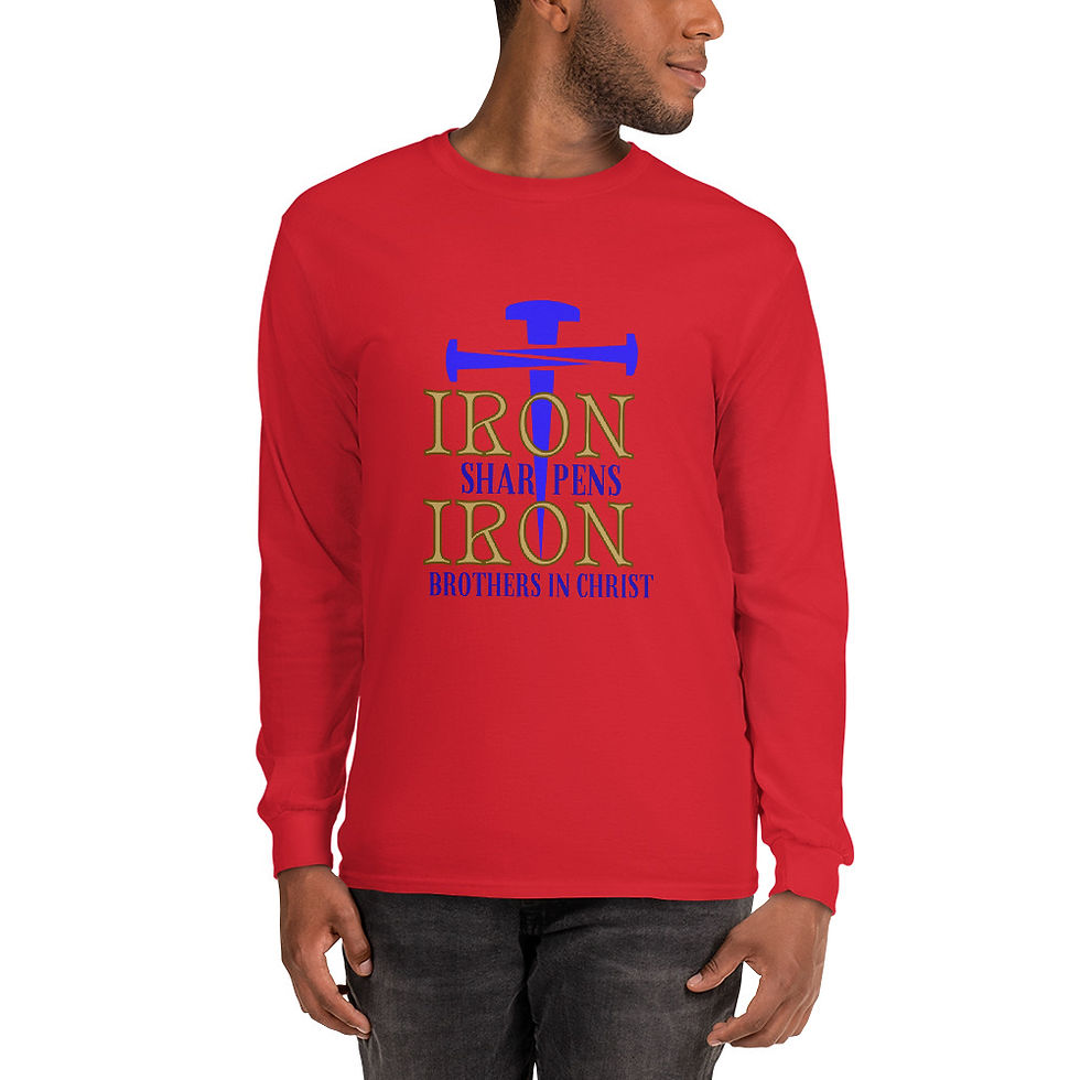 Thumbnail: Iron Sharpens Iron Men’s Long Sleeve Shirt