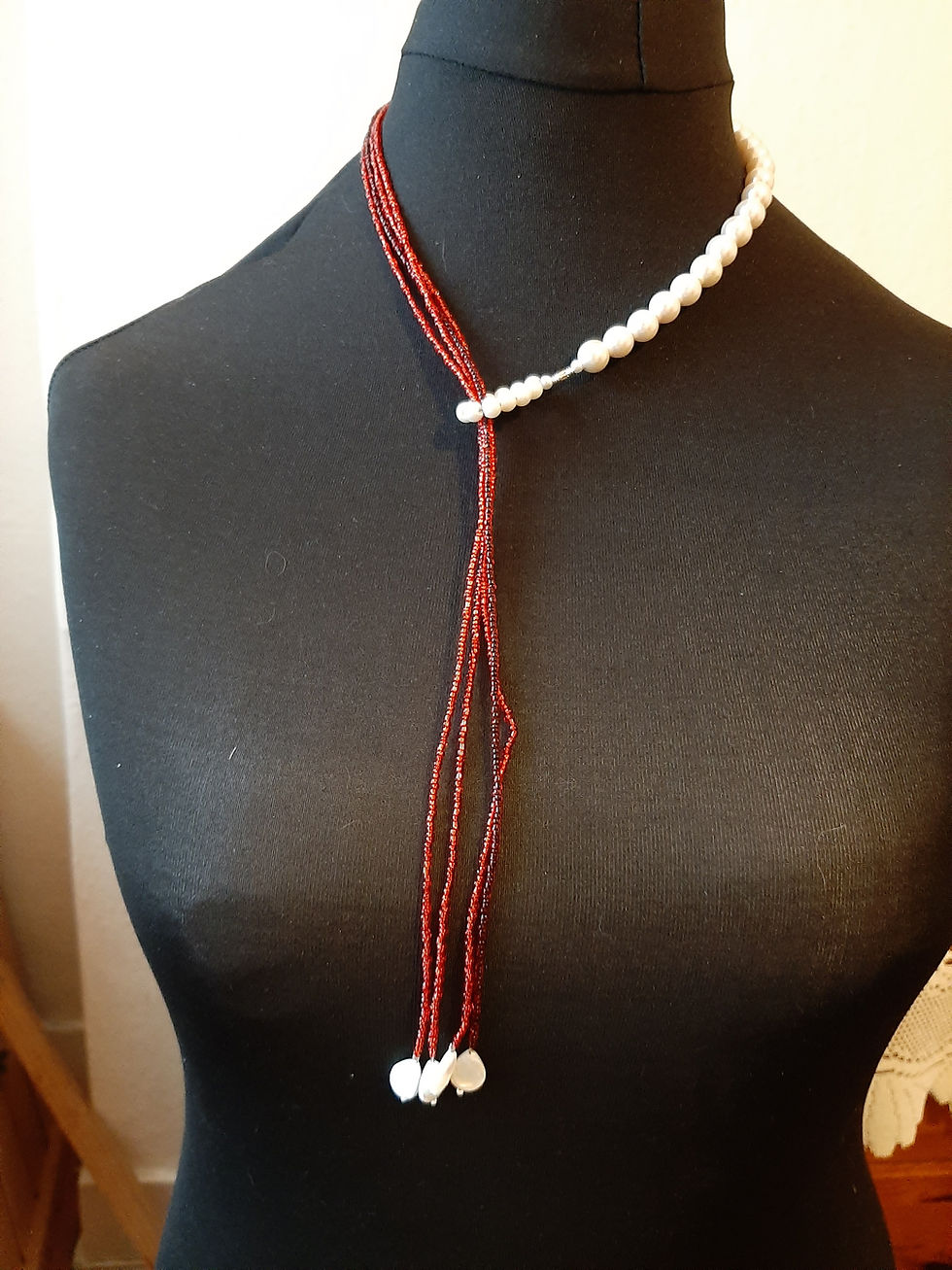 Thumbnail: Pearls and Bead necklace