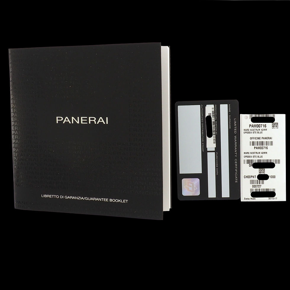 Miniatura: Panerai Mare Nostrum Acciaio e Pelle Ref. PAM00716