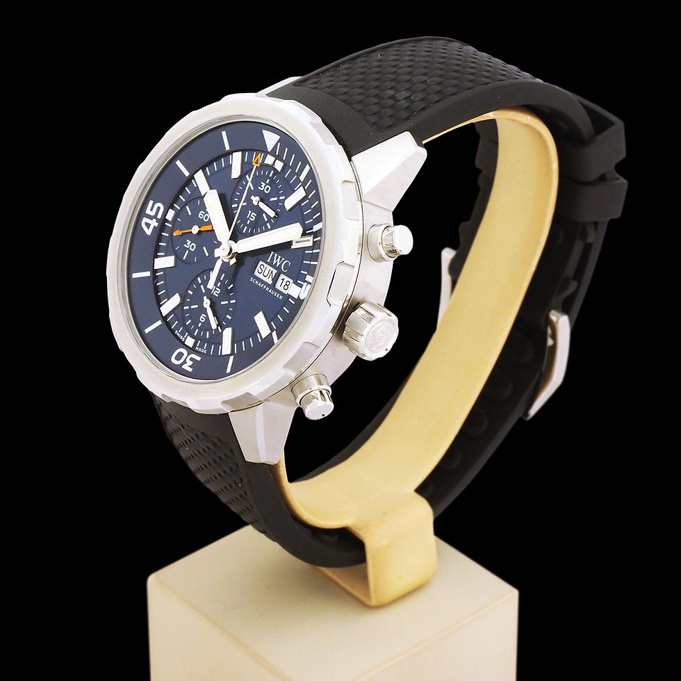 Thumbnail: IWC Chronograph Special Edition Jacques-Yves Cousteau Steel Ref. IW376805