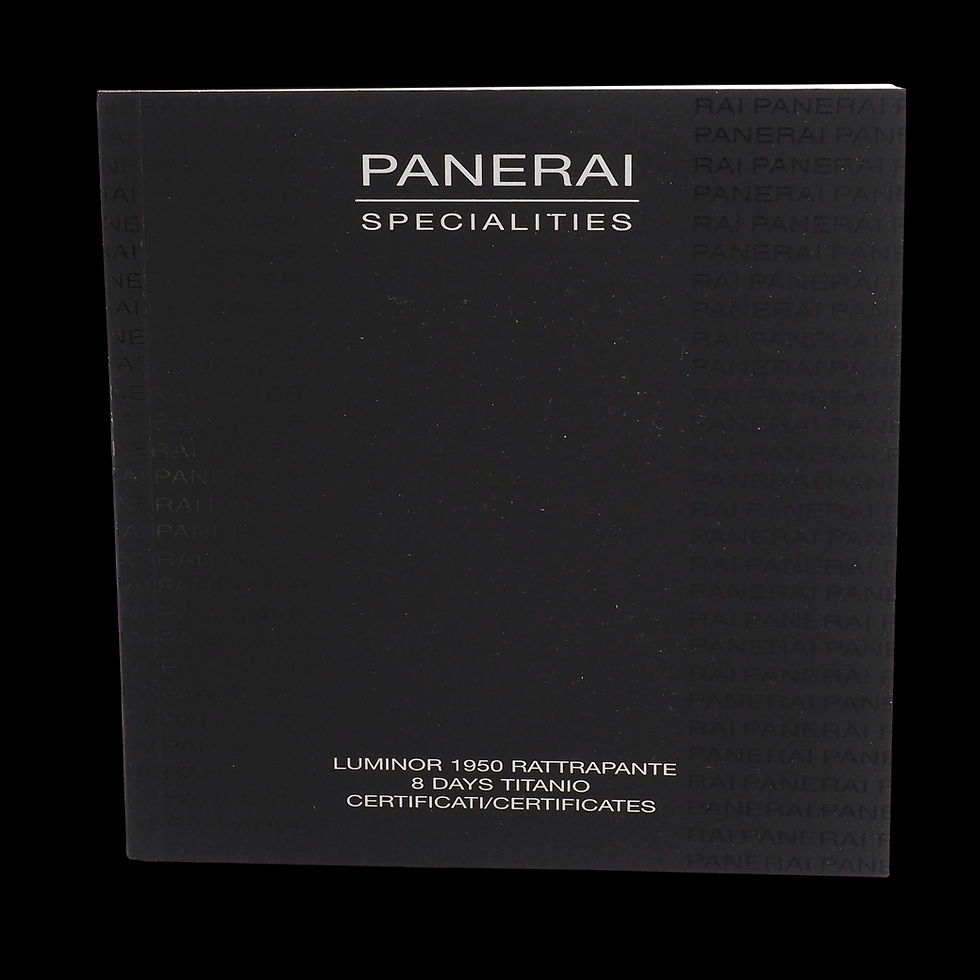 Thumbnail: Panerai Luminor 1950 Rattrapante 8 Days Titanium Ref. PAM00530