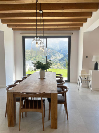 Cuisine Neptune Chichester sur mesure en Blakeney Blue réalisée par JustKitchens en Andorre