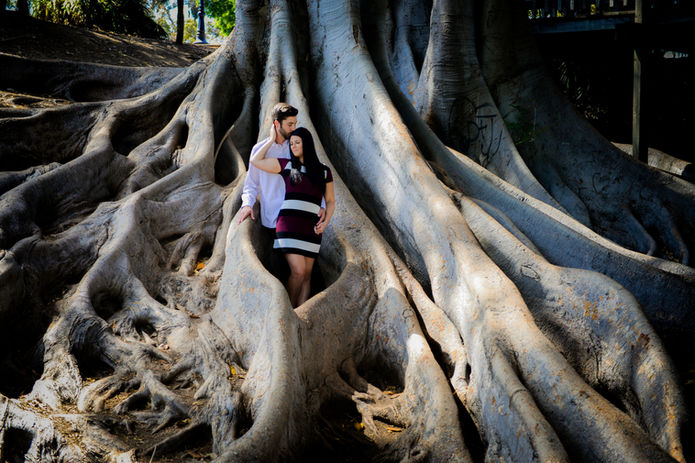 captured by the roots, my newly engaged couples portrait