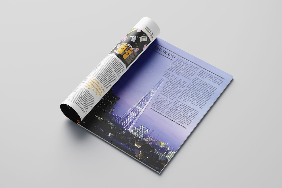 Design magazine article on The Shard