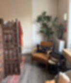Consultation seats in SJL Acupuncture Cheltenham clinic