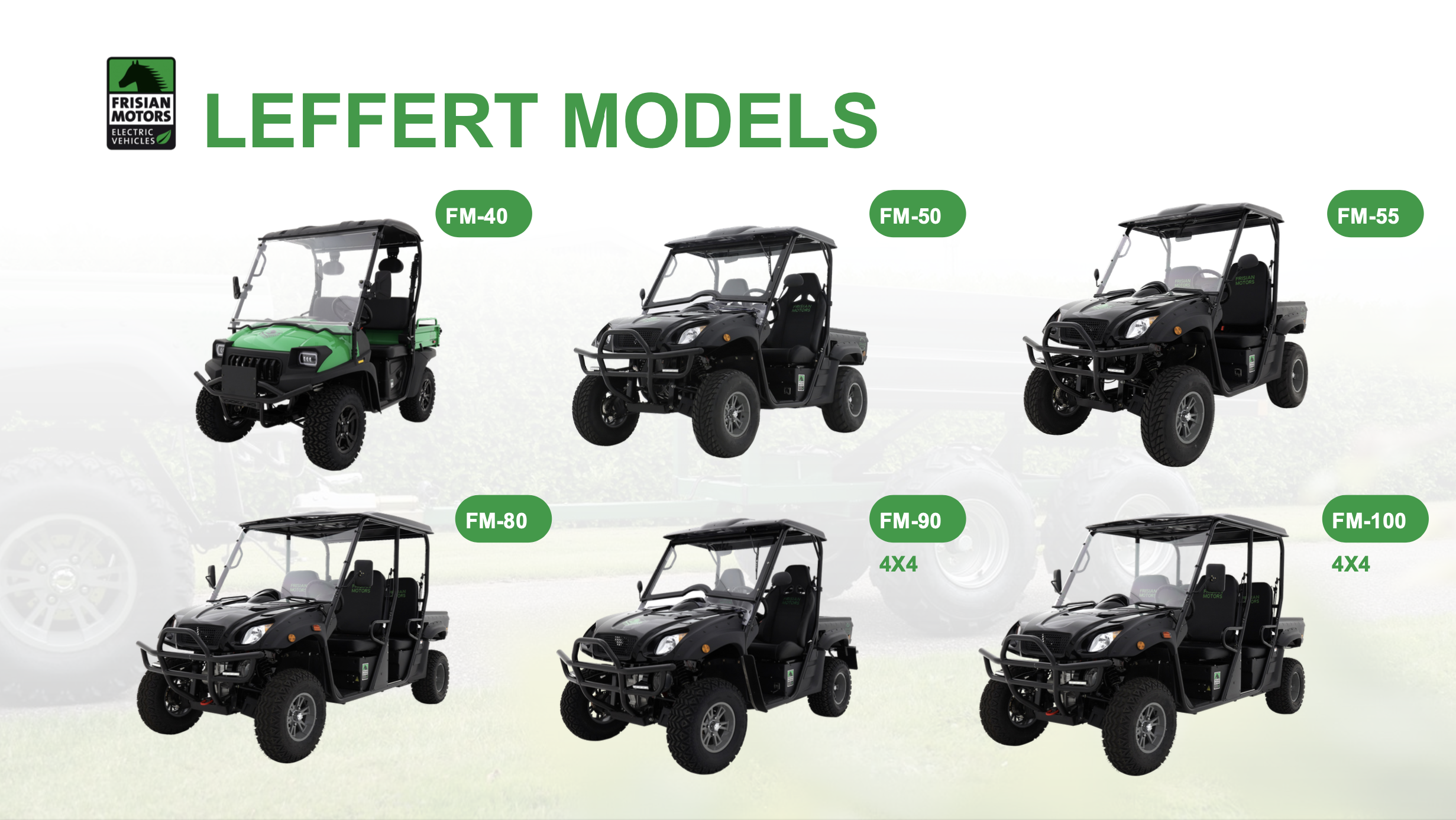 Módelin frá Frisian Motors