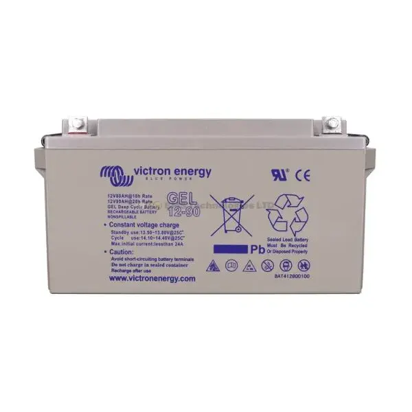 Victron Energy Gel Deep Cycle Battery 12V 90Ah – BAT412800104