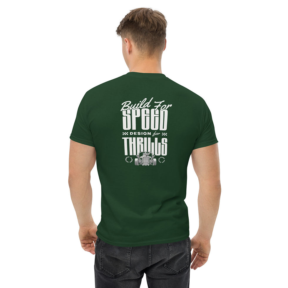 Thumbnail: Unisex Built for speed tee
