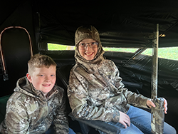 Hunting in a Deer Blind