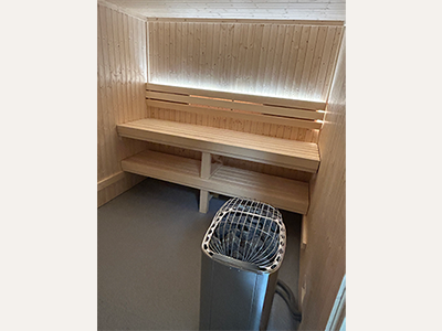 Dry Sauna at the Rec Barn