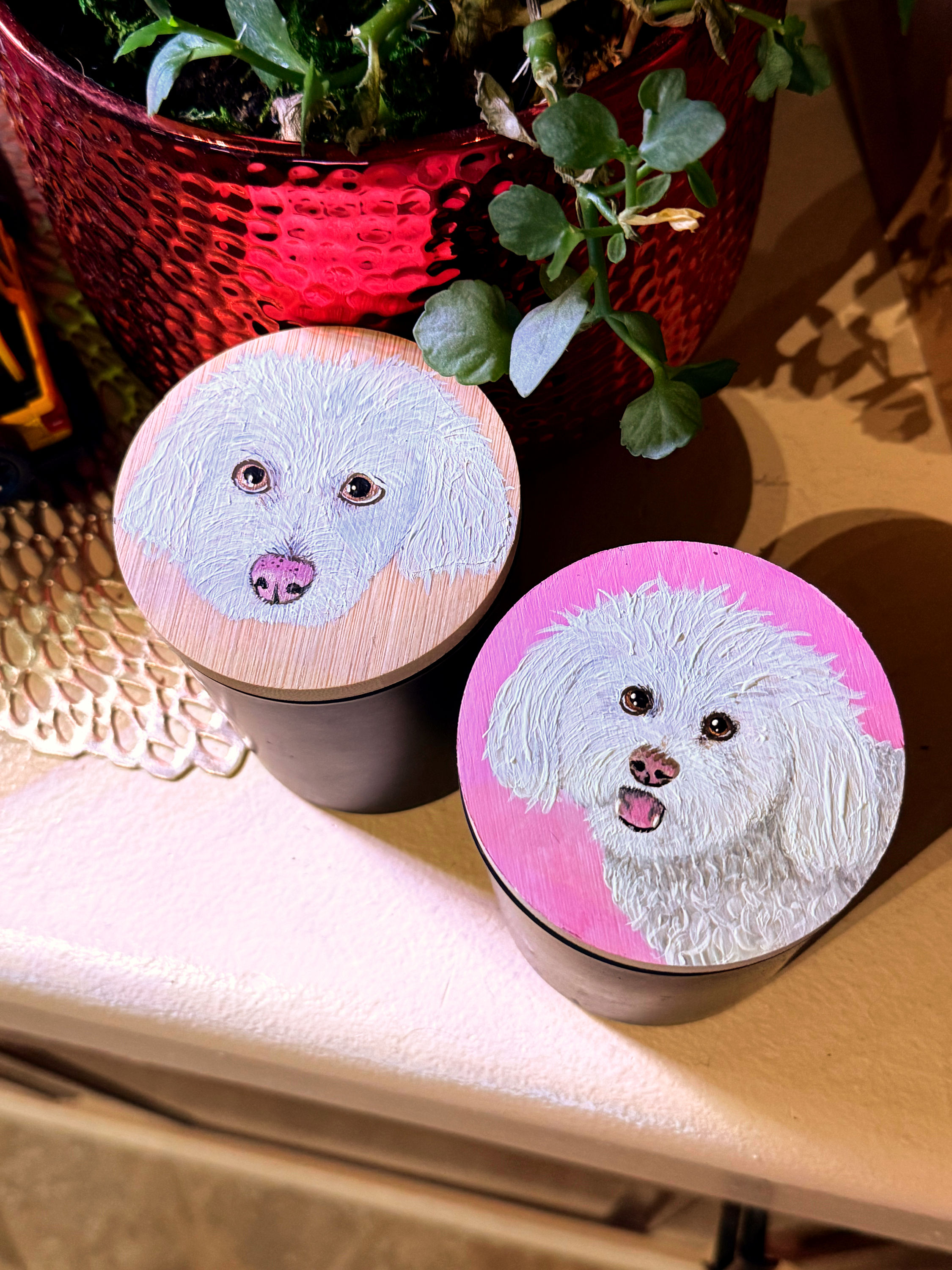 Candle: Custom Pet Portrait