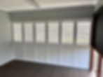 89mm White Fixed Aluminium Shutters