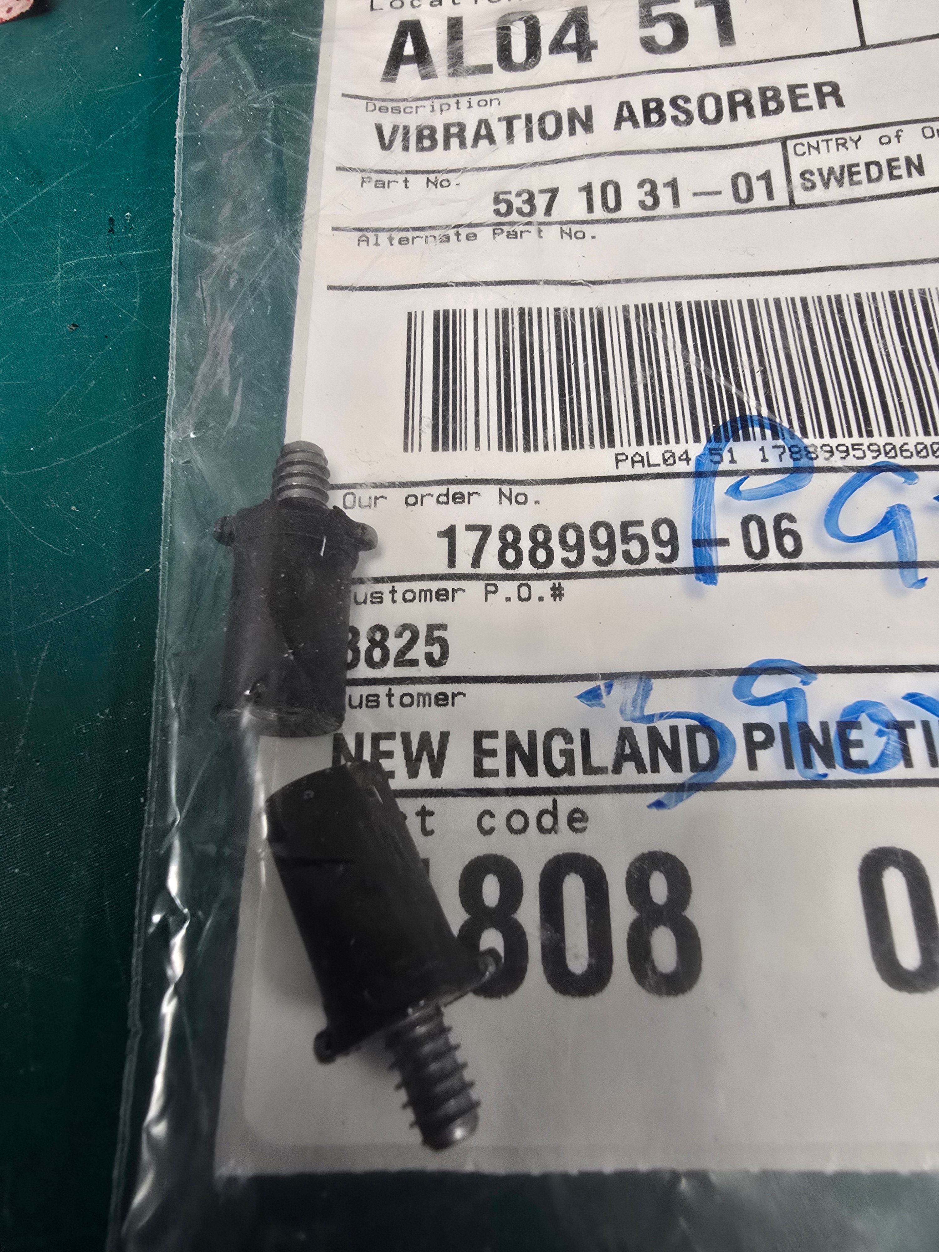  CARBURETOR BUFFER FITS HUSQVARNA 395XP 537103101