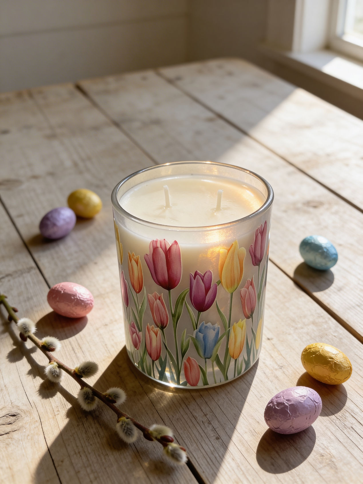 Tulip Bloom Candle 🌷