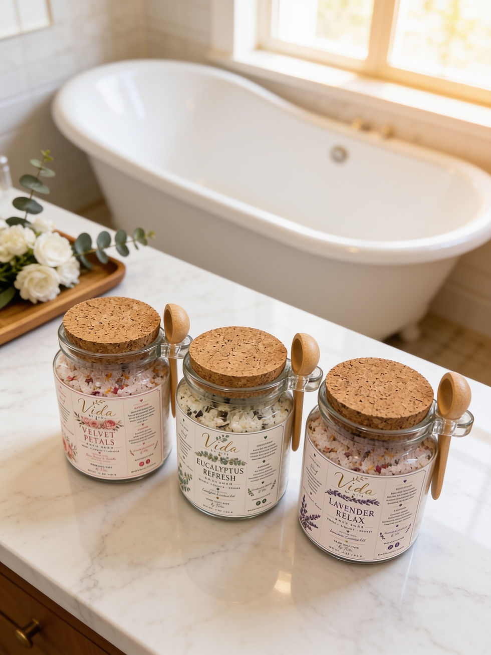 Thumbnail: Velvet Petals Bath Soak   Rose • Peony • Vanilla
