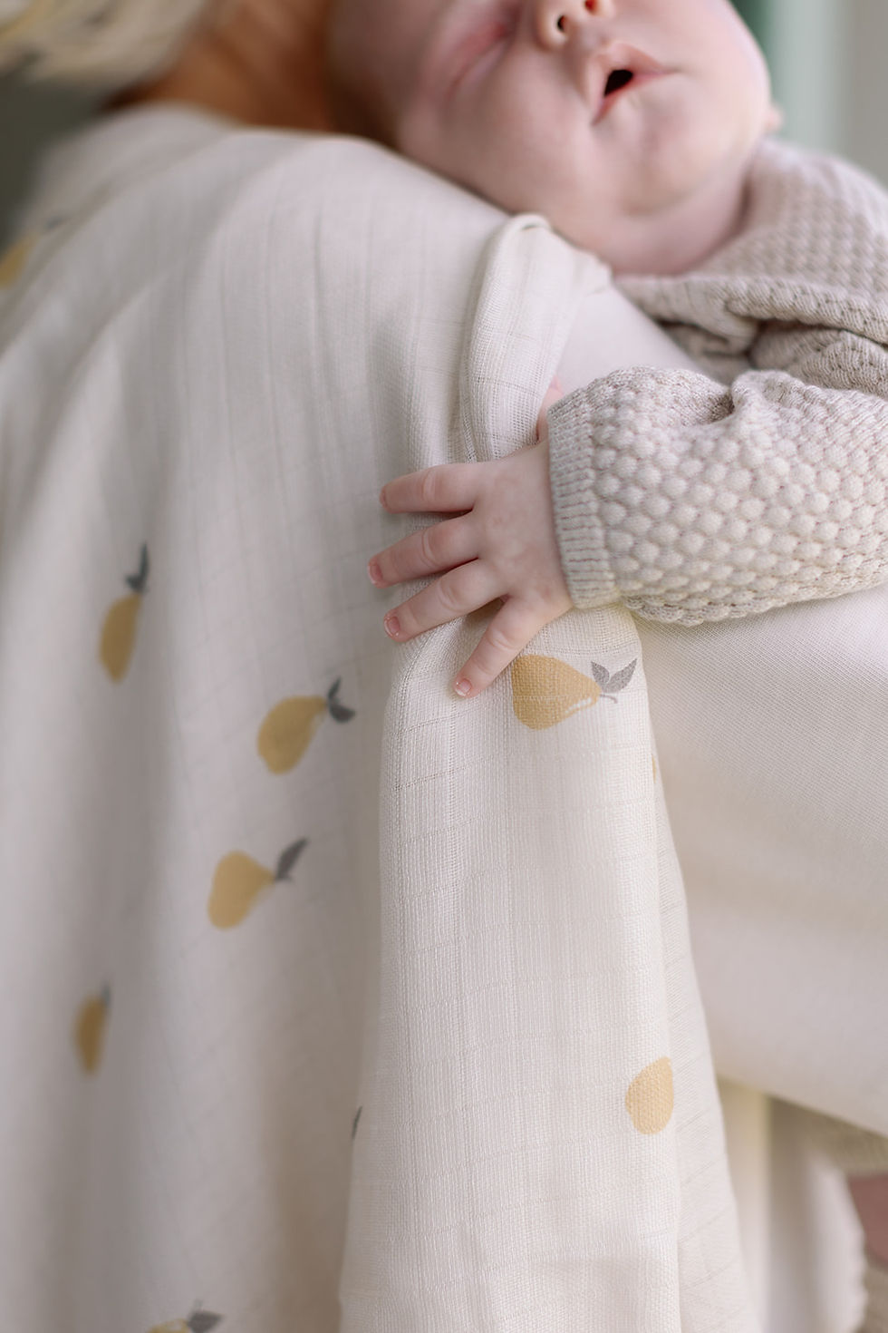 Thumbnail: Pears Large Swaddle Muslin