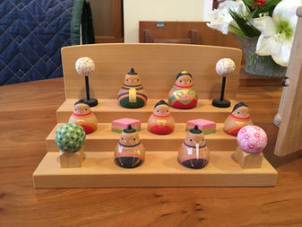 おひなさま、展示中です。