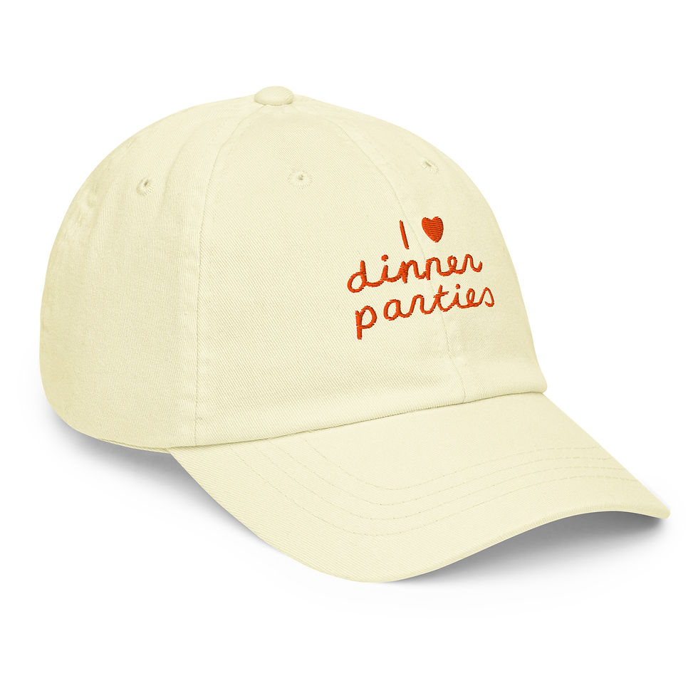 Thumbnail: Dinner Parties Butter Yellow Hat 