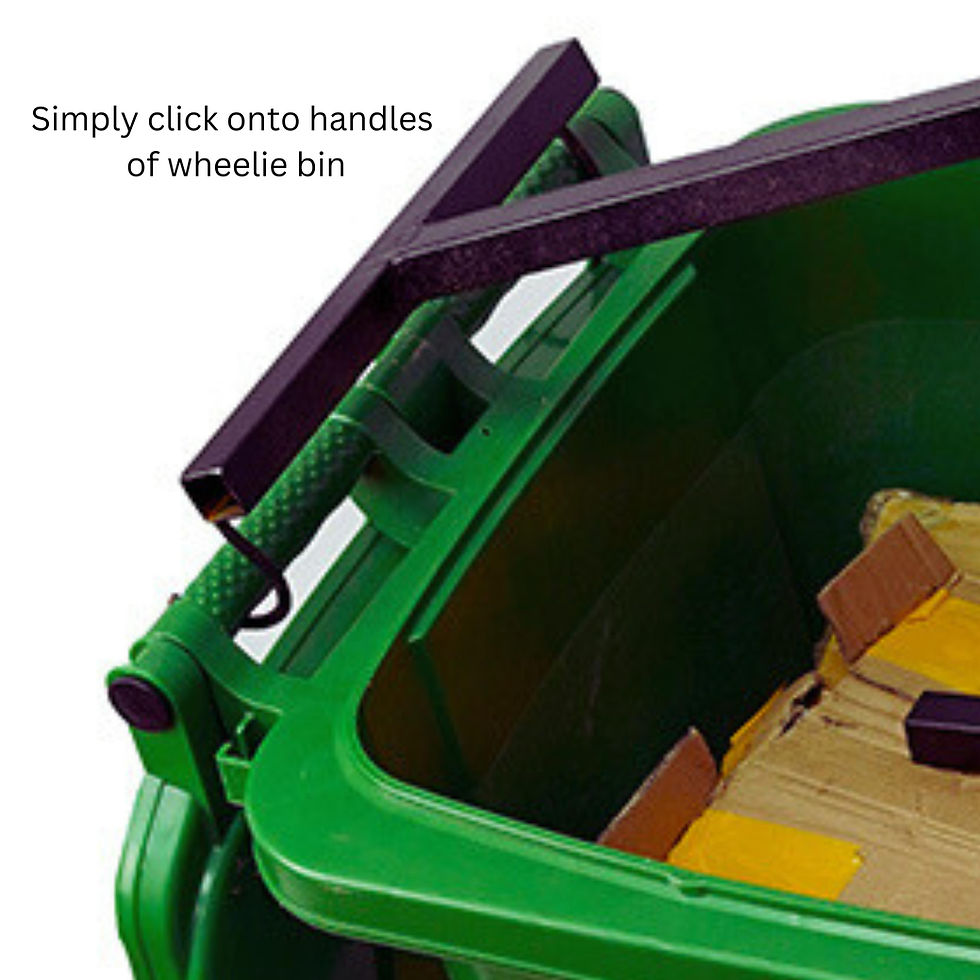 Thumbnail: Wheelie Bin Hay Bale Compactor easy to attach