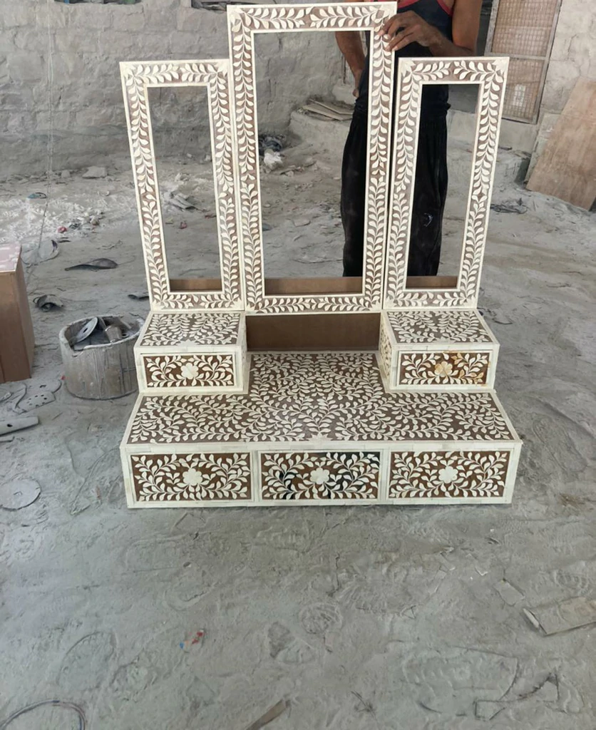 custom bone inlay furniture, customisation bone inlay furniture