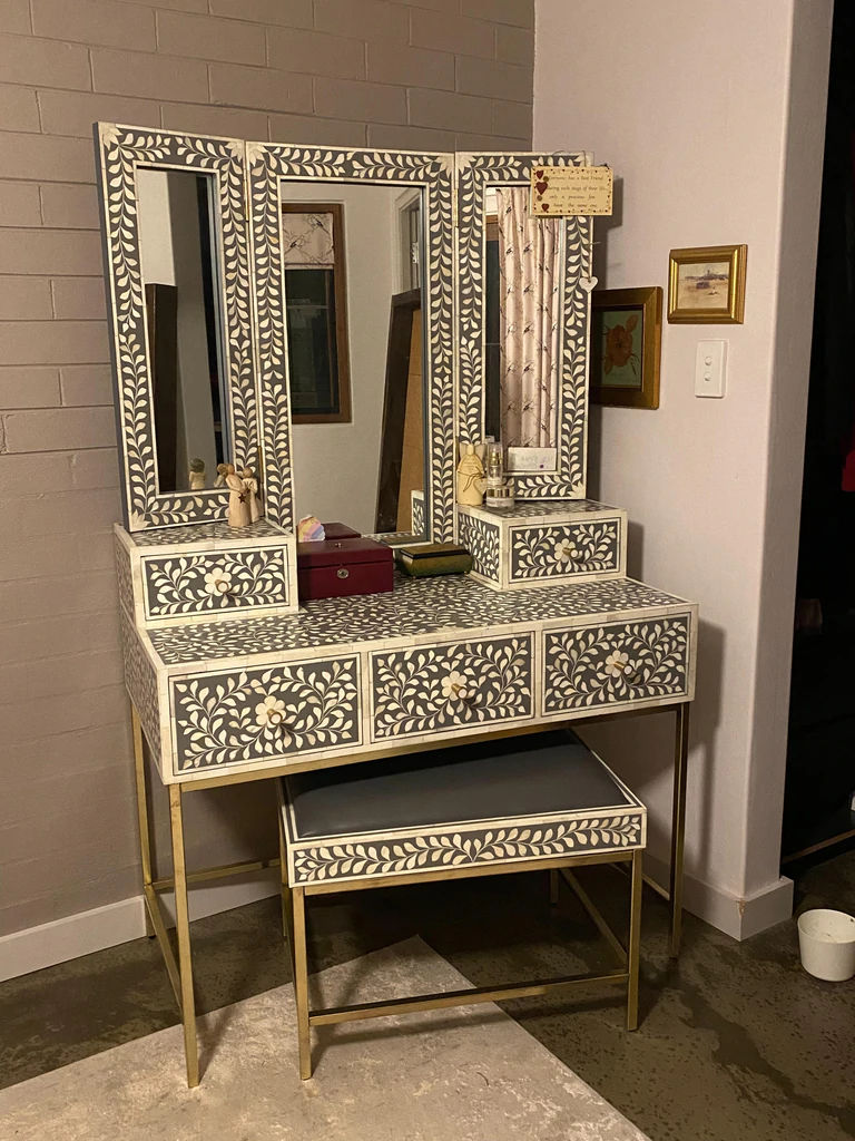 custom bone inlay furniture, customisation bone inlay furniture