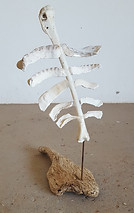 martine de jong, art, kunst, recidency, Skeleton schets, skelet schets