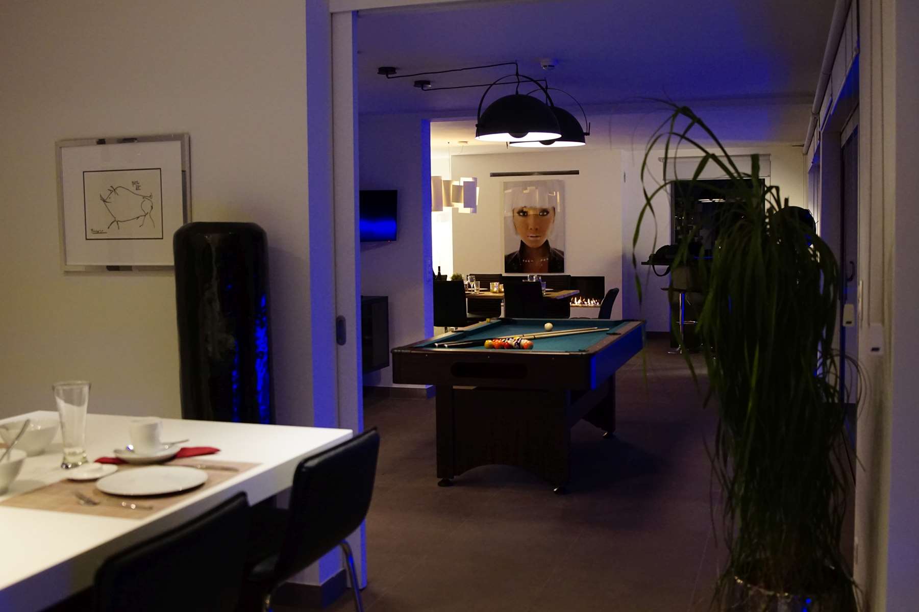 Cuisine prolongement billard