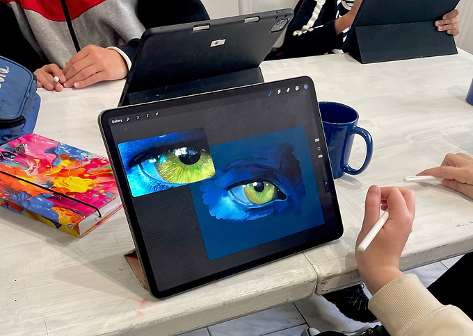 Workshop pro děti Digitální malba a kreslená animace v Procreate na iPadPro 12,9
