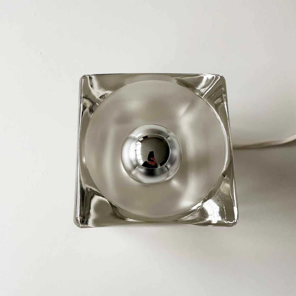 Thumbnail: Ice Cube Lamp Vintage Retro Peill Putzler Ijsblokjeslamp Glas Glass