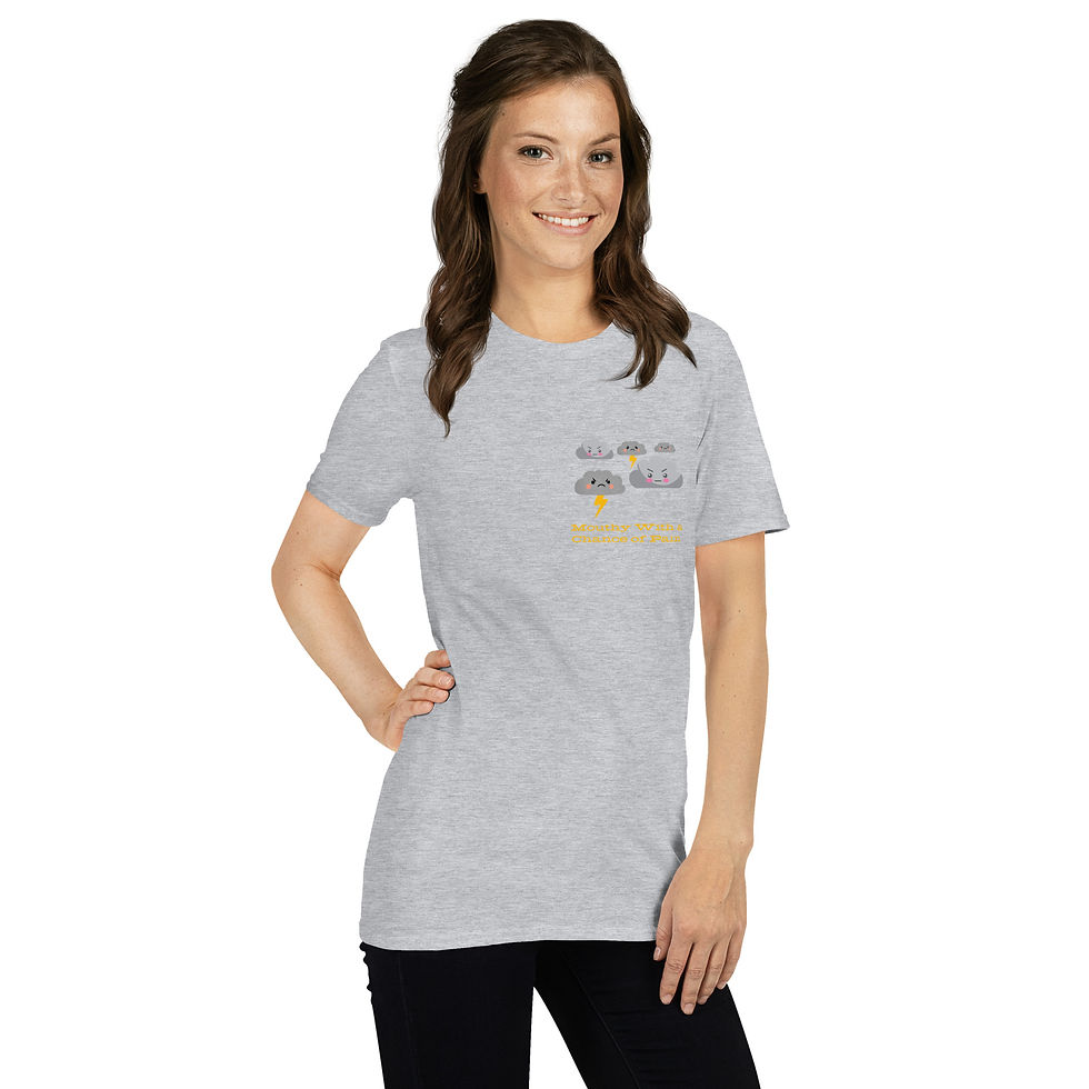 Thumbnail: Mad Clouds-Sleeve Unisex T-Shirt