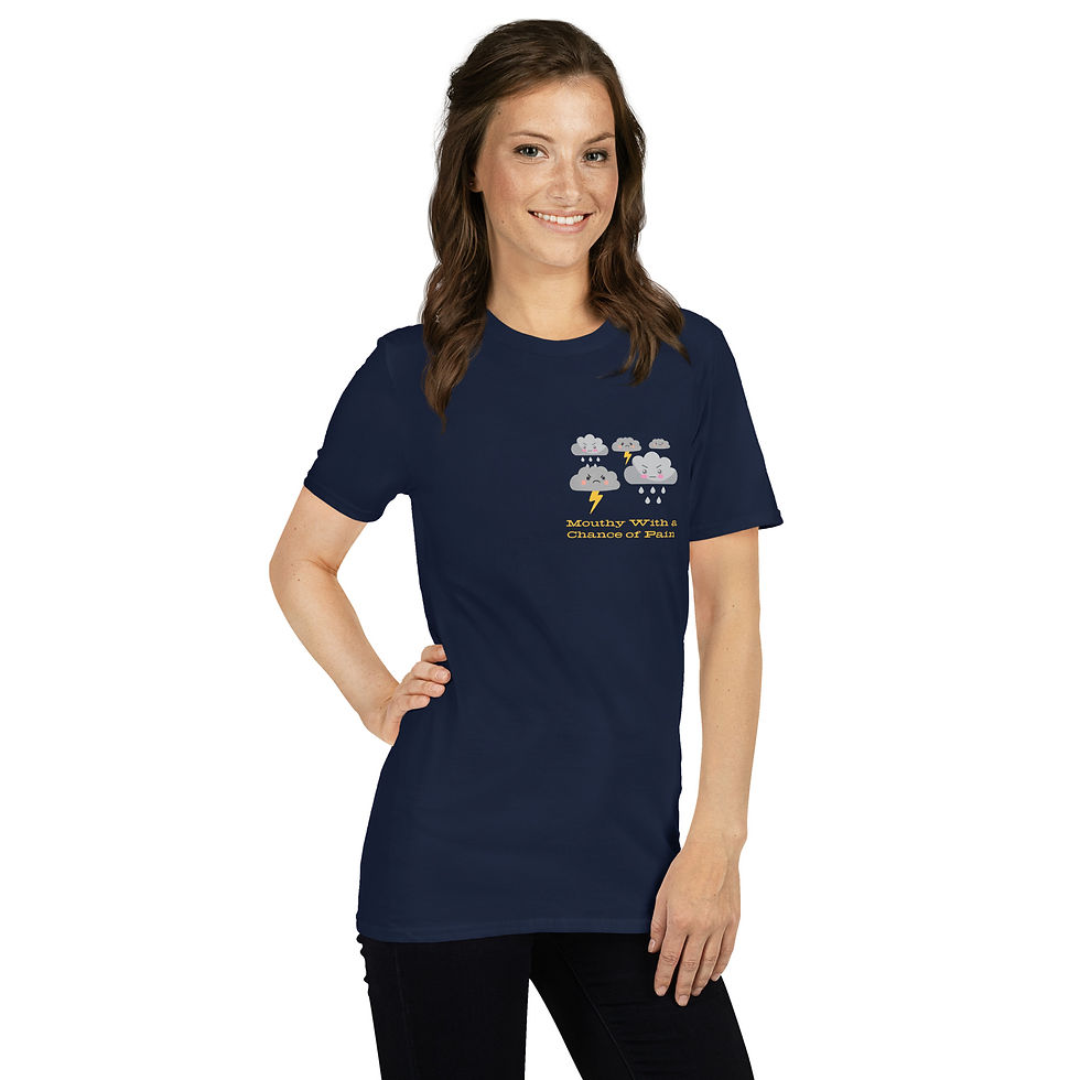 Thumbnail: Mad Clouds-Sleeve Unisex T-Shirt