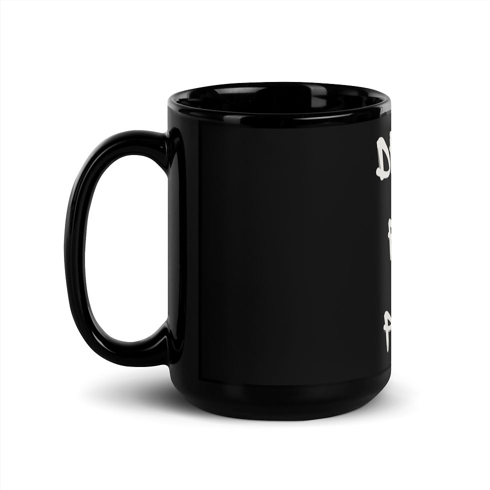 Thumbnail: Dream, Plan, Paint- Black Glossy Mug