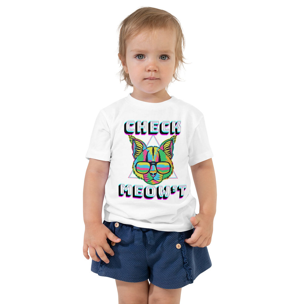 Thumbnail: Meow't- Toddler Short Sleeve Tee