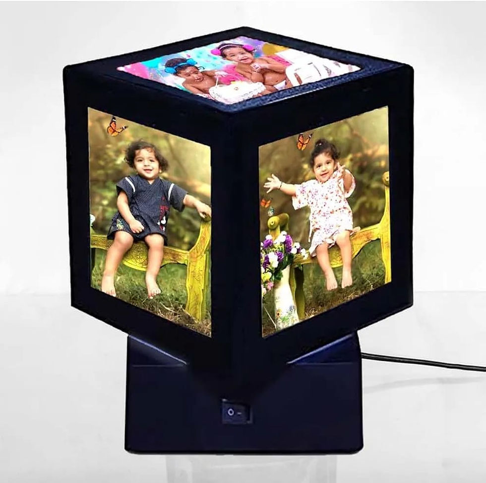 Thumbnail: Square Led Rotating Table Lamp-5Pictures (Customized)