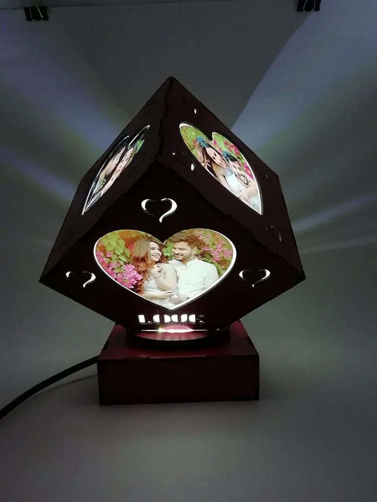 Thumbnail: Square Led Rotating Table Lamp